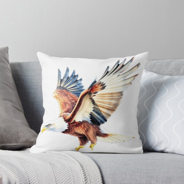 Item preview, Soaring Bald Eagle Illustration designed and sold by EllDAV777.