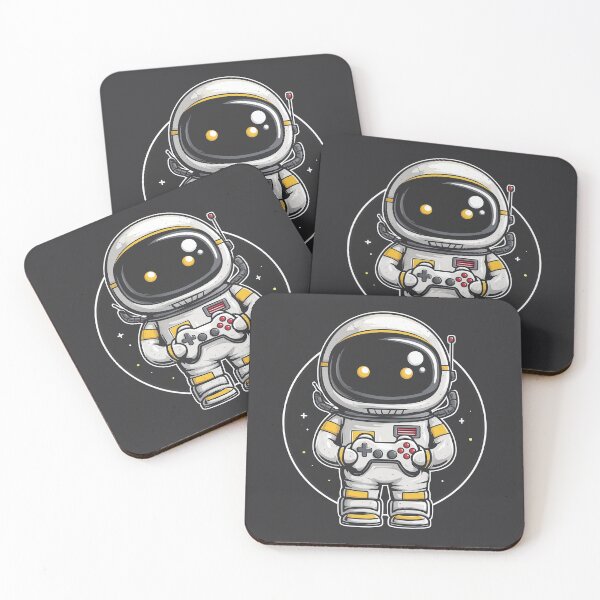 Item preview, Cute Astronaut Playing Video Games designed and sold by dharanna.