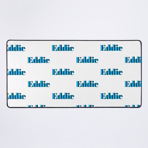Item preview, Eddie Name Design – Bold Blue Boys Name Gift designed and sold by Monika Howarth.