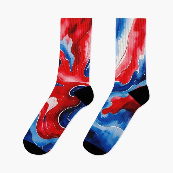 Item preview, Patriotic Red Blue Swirl Tie Dye 13 designed and sold by Tom-Johnson.
