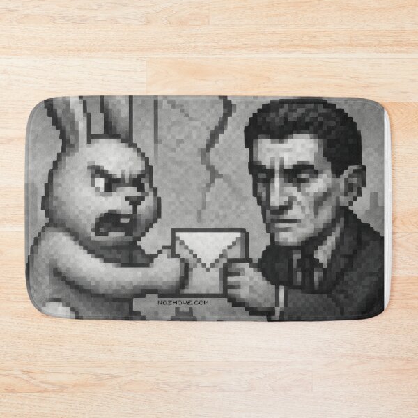 Item preview, Message Brokers Battle – Pixel Art in Grayscale designed and sold by nozhove.