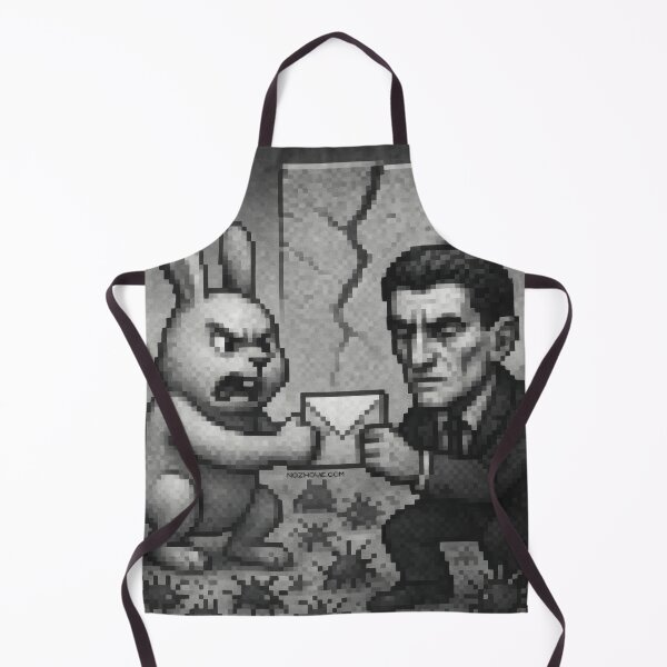 Item preview, Message Brokers Battle – Pixel Art in Grayscale designed and sold by nozhove.