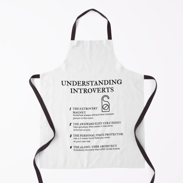 Item preview, UNDERSTANDING INTROVERTS – Funny Relatable Definitions designed and sold by PsyFlow35.