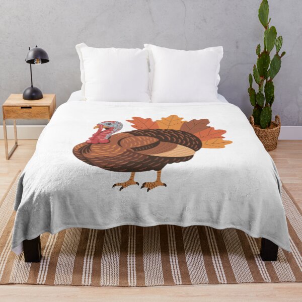 Aperçu de l'œuvre Dinde de Thanksgiving – Un classique des fêtes d'automne créée et vendue par ArtByYunus.