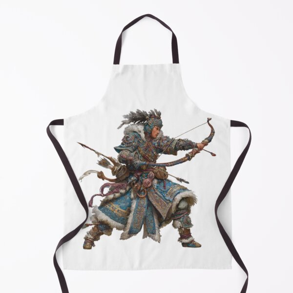 Item preview, Epic Nomad Archer Warrior in Ornate Armor designed and sold by AlexLineArt.