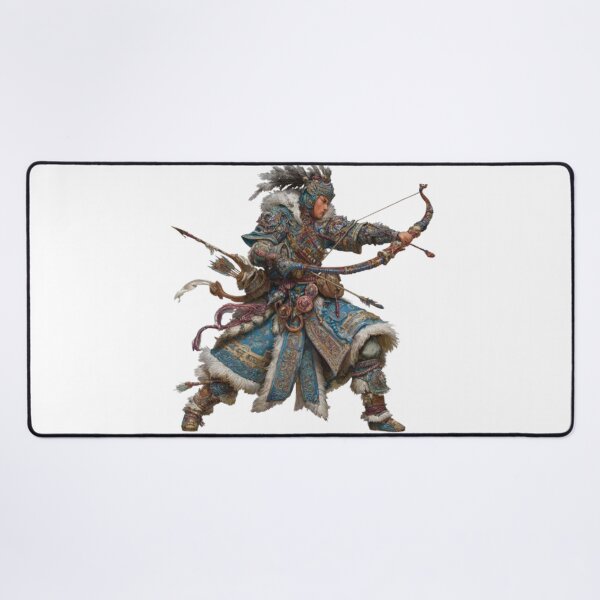 Item preview, Epic Nomad Archer Warrior in Ornate Armor designed and sold by AlexLineArt.