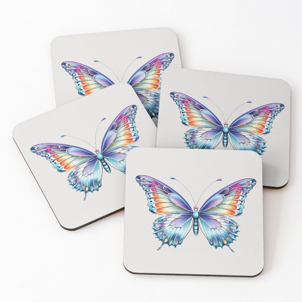 Item preview, Colorful Gradient Butterfly with Vibrant Wings designed and sold by Prachodayat Artworks.