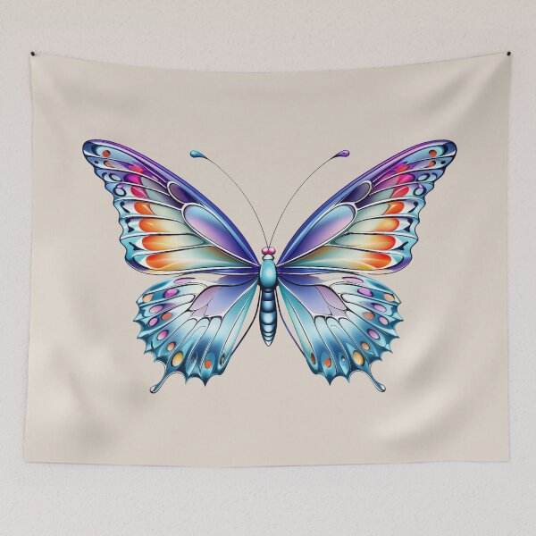Item preview, Colorful Gradient Butterfly with Vibrant Wings designed and sold by Prachodayat Artworks.
