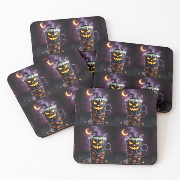 Item preview, Black Cat in Witch Hat – Matcha Latte Magic designed and sold by CamillaCreation.