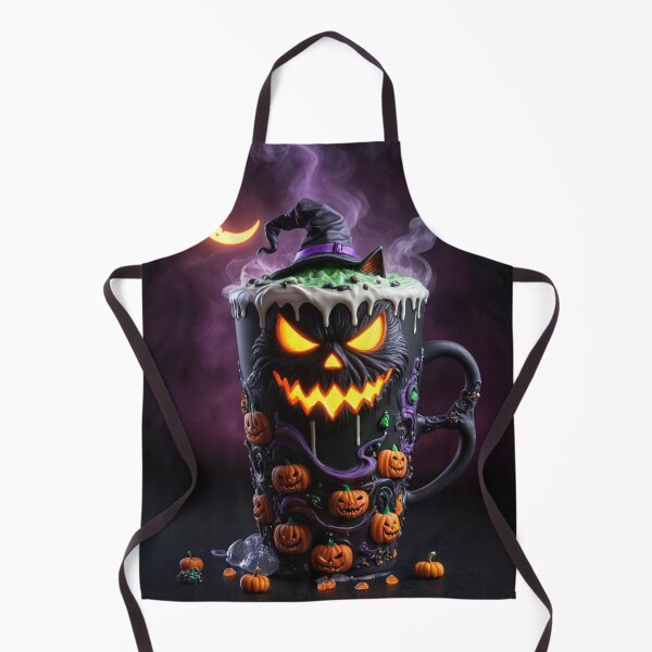 Item preview, Black Cat in Witch Hat – Matcha Latte Magic designed and sold by CamillaCreation.