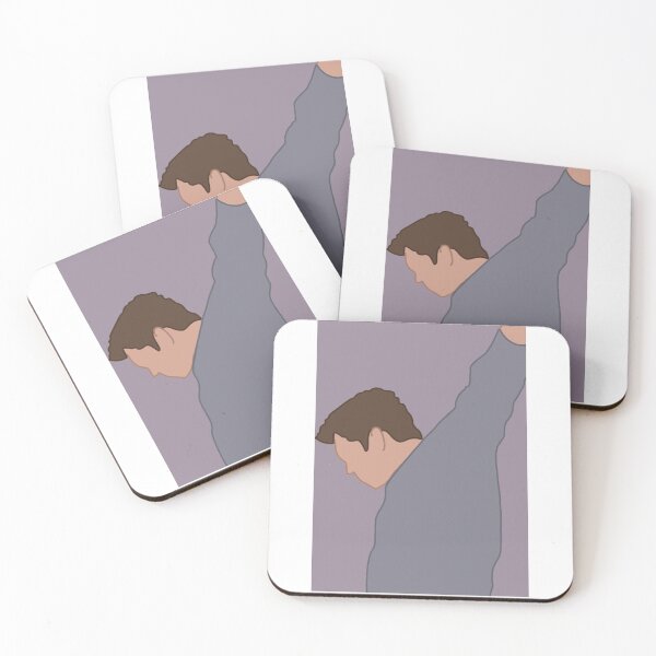 Item preview, Sebastian Stan Crashout Print (Hungry Eyes) designed and sold by Sillypigeon.