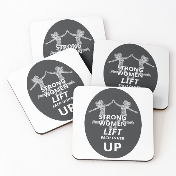 Item preview, Strong Women Lift Each Other Up Empowering Feminist Quote Art designed and sold by ArtsyExplorer.