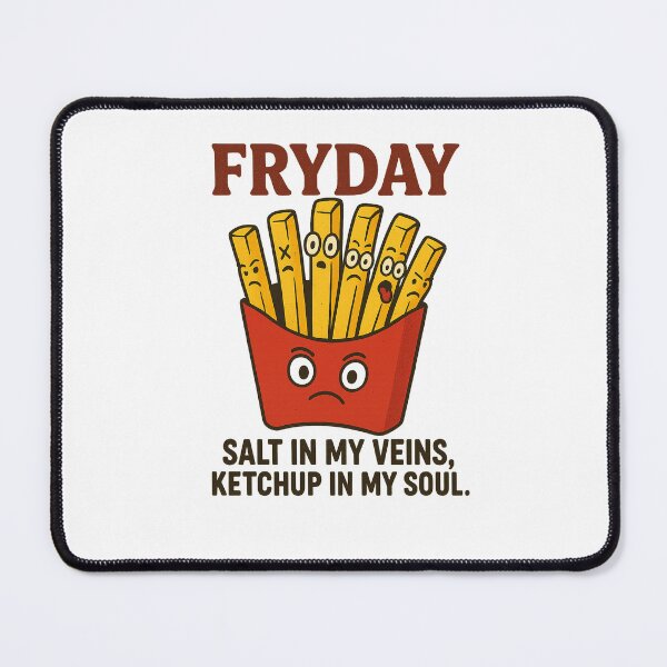 Item preview, Fryday Meme Fries – Funny Fast Food Illustration designed and sold by VisionTear.