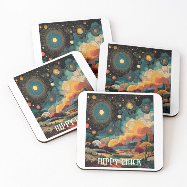 Item preview, Cosmic Hippy Chick Groovy Boho Space Vibes on Tees, Mugs & More designed and sold by Ignorant-Artist.