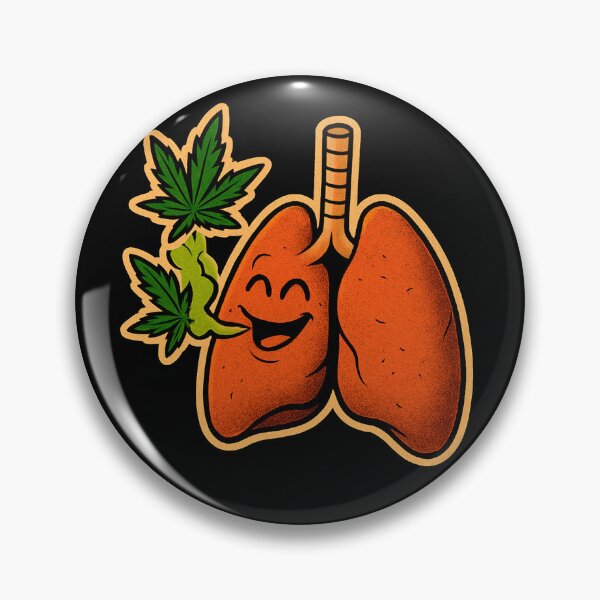 Item preview, Happy Lungs – Old School Tattoo Cannabis Art designed and sold by Wake and Bake.