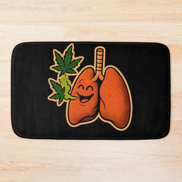 Item preview, Happy Lungs – Old School Tattoo Cannabis Art designed and sold by Wake and Bake.