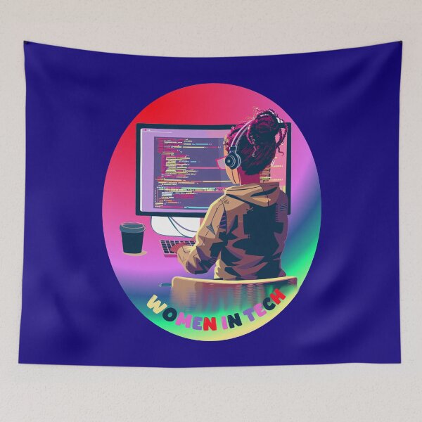Item preview, Women in Tech – Empowering Design Celebrating Female Innovators in Technology designed and sold by ArtsyExplorer.