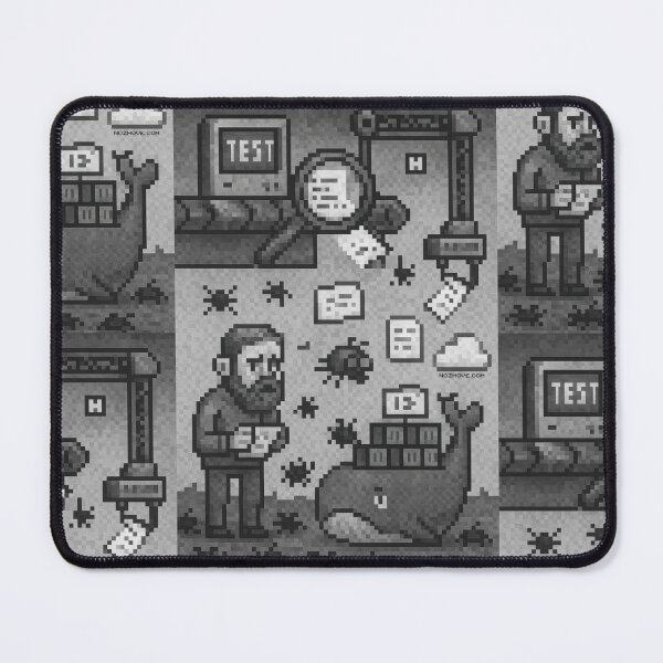Item preview, CI/CD Pipeline – Pixel Art in Grayscale designed and sold by nozhove.