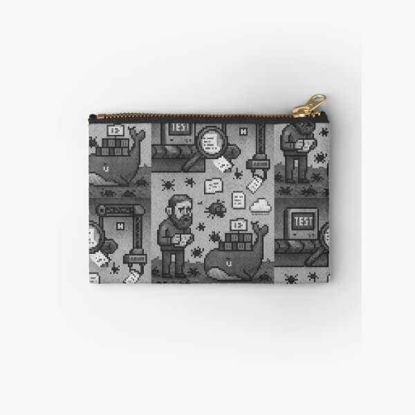 Item preview, CI/CD Pipeline – Pixel Art in Grayscale designed and sold by nozhove.