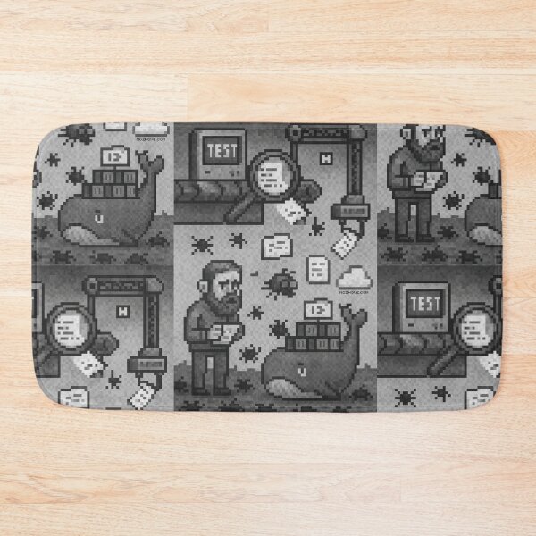 Item preview, CI/CD Pipeline – Pixel Art in Grayscale designed and sold by nozhove.