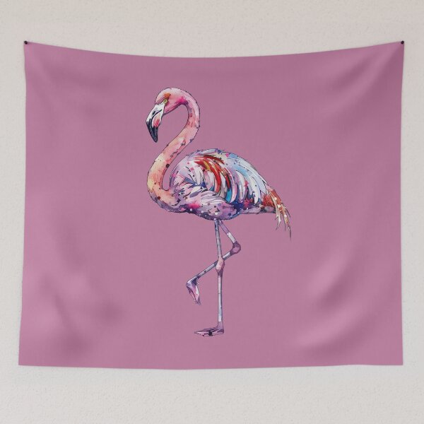 Item preview, Colorful Tropical Flamingo designed and sold by dharanna.