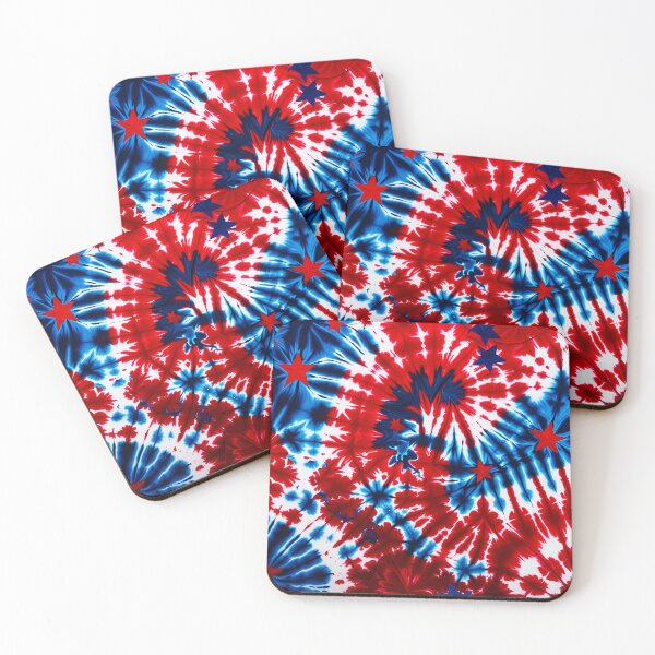 Item preview, Patriotic Red Blue Swirl Tie Dye 18 designed and sold by Tom-Johnson.