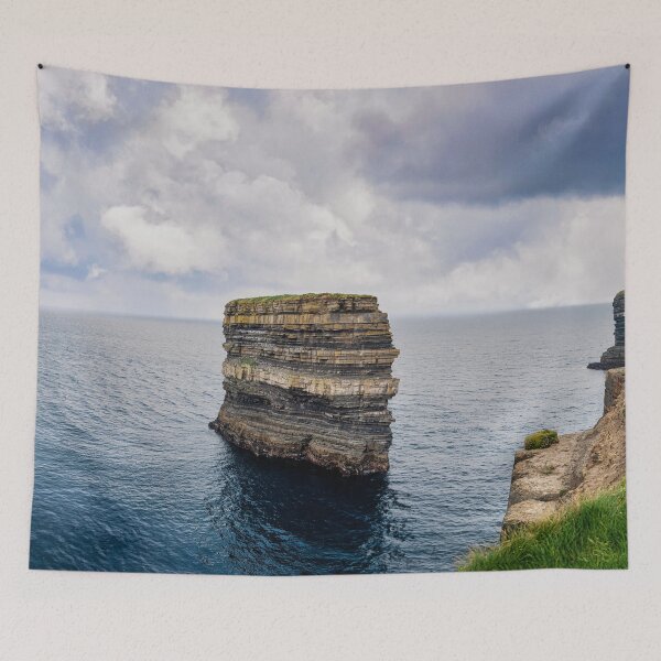 Item preview, Downpatrick Head – Majestic Sea Stack of Ireland designed and sold by Artful-Roamer.