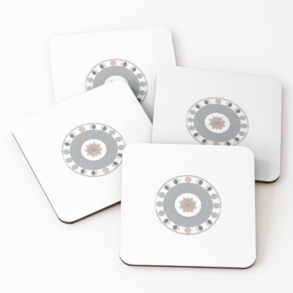 Item preview, Moon Phases with Lotus – Spiritual Minimalist Design designed and sold by ArtByYunus.