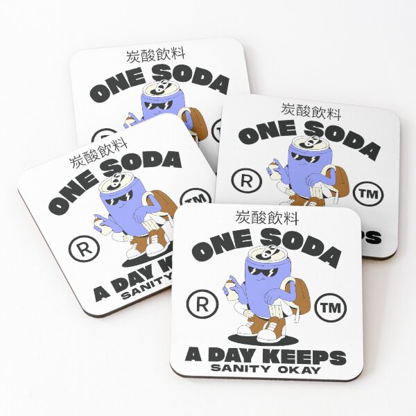 Item preview, One soda a day keeps sanity okay designed and sold by Peerless-Prime.