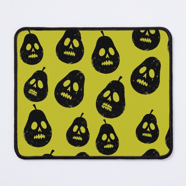 Item preview, Black & White Grunge Avocado Skulls – Gothic Halloween Pattern designed and sold by Meandmyshop.