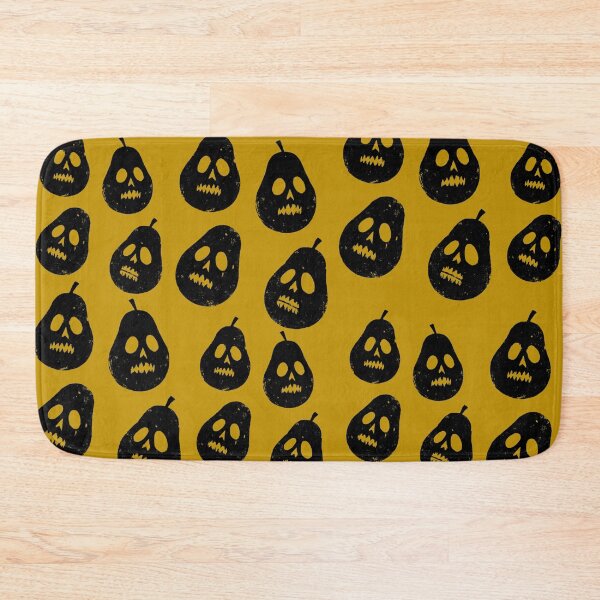 Item preview, Black & White Grunge Avocado Skulls – Gothic Halloween Pattern designed and sold by Meandmyshop.