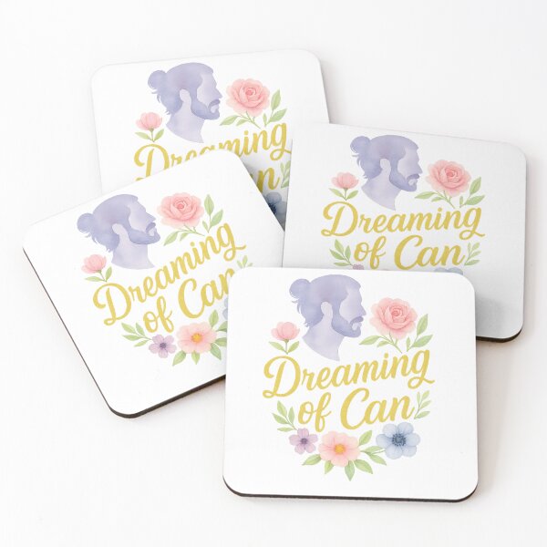 Item preview, Dreaming of Can – Romantic Watercolor Quote Art designed and sold by Bloom & Charm Studio.