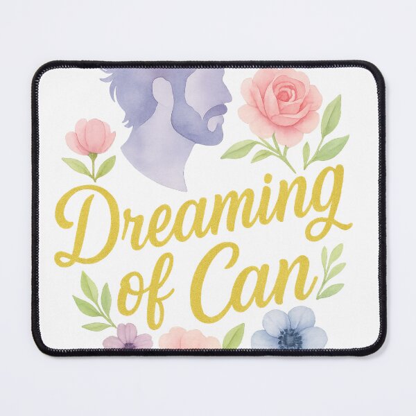 Item preview, Dreaming of Can – Romantic Watercolor Quote Art designed and sold by Bloom & Charm Studio.