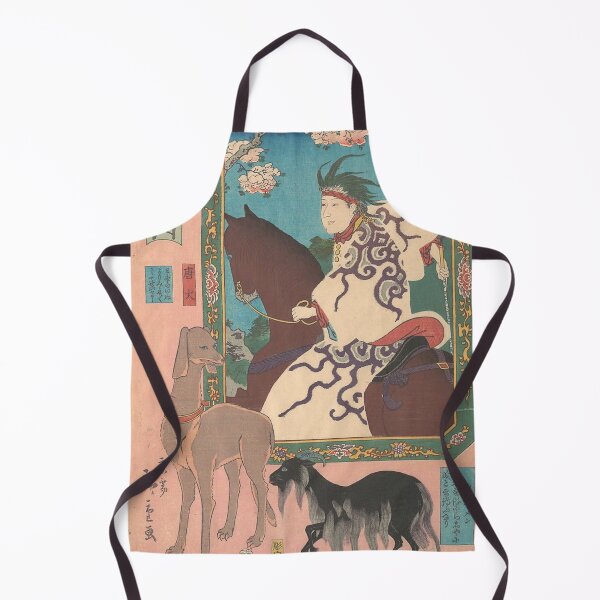 Item preview, Woman Riding Horse With Goat and Dog designed and sold by AnimaliaStar.
