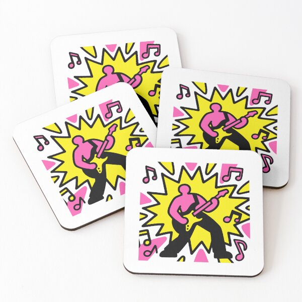 Item preview, Colorful Cartoon Guitar Music – Joyful Student Player Aesthetic designed and sold by designer14years.