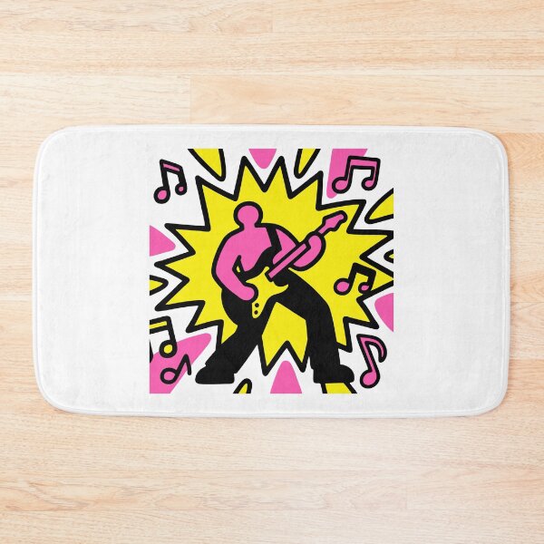 Item preview, Colorful Cartoon Guitar Music – Joyful Student Player Aesthetic designed and sold by designer14years.