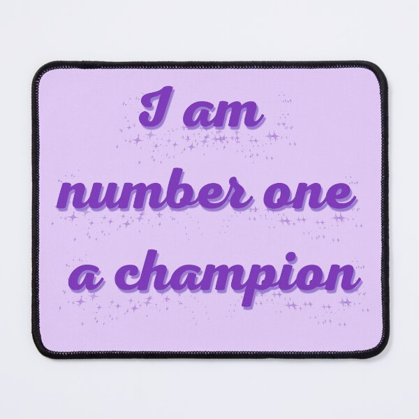 Item preview, I am number one  (purple) designed and sold by DiscoBallDesigns.