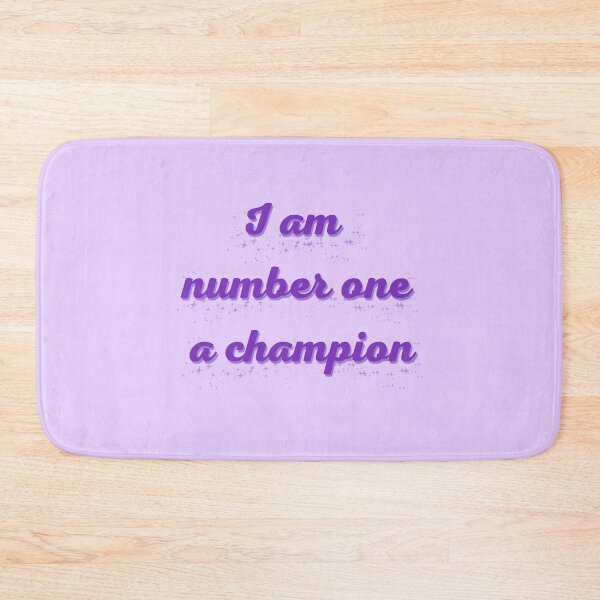 Item preview, I am number one  (purple) designed and sold by DiscoBallDesigns.