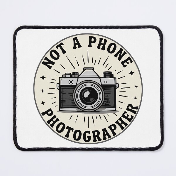 Item preview, Not A Phone Photographer designed and sold by Angry Swan Designs.