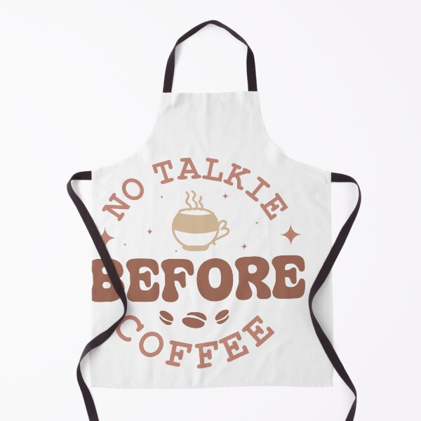 Item preview, Not Talkie Before Coffee – Funny Morning Coffee Quote designed and sold by artcultreone.