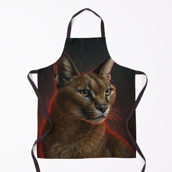 Item preview, Neon Caracal Majesty designed and sold by Enchanting Art Vista.