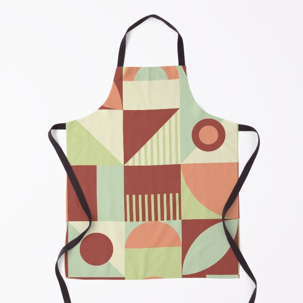 Item preview, Pastel Green and brown design for Bauhaus Interior Design: Pastel Greens orange and Maroon Aesthetic Bauhaus designed and sold by Dezinix.