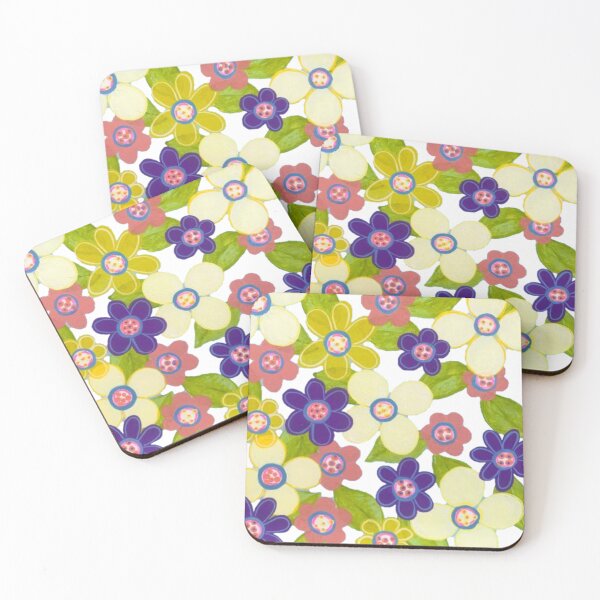 Item preview, Bright Abstract Flowers Painting designed and sold by kel72.