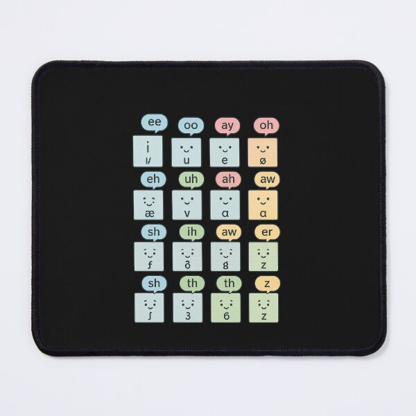Item preview, Cute IPA Phonetic Alphabet Chart – Kawaii Linguistics, Language Teacher & Student Gift designed and sold by Dev555.
