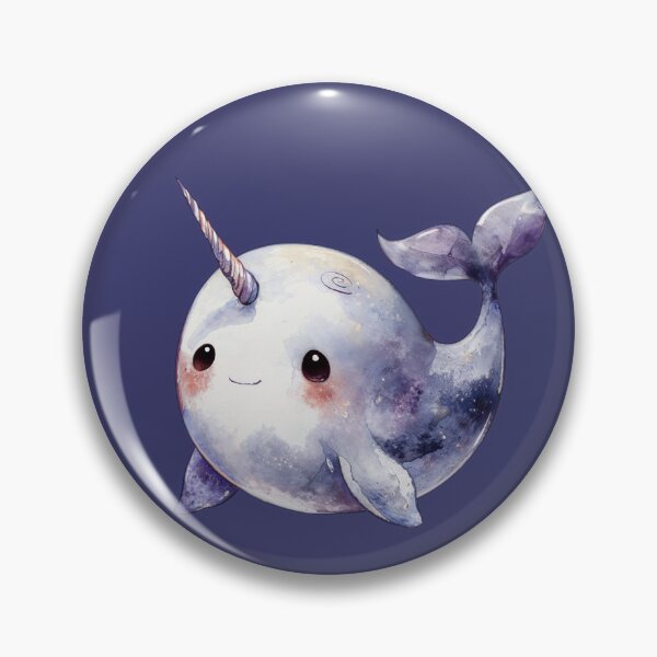 Item preview, Cute Kawaii Narwhal with Galaxy designed and sold by Anastasiia Yurevych.