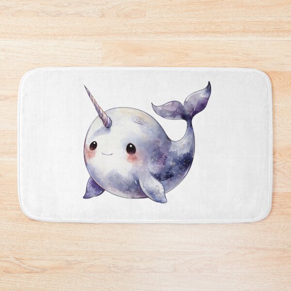 Item preview, Cute Kawaii Narwhal with Galaxy designed and sold by Anastasiia Yurevych.