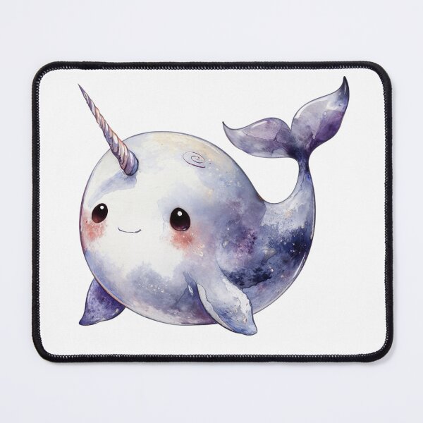 Item preview, Cute Kawaii Narwhal with Galaxy designed and sold by Anastasiia Yurevych.