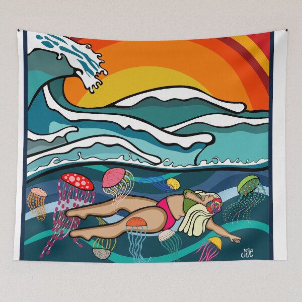 Item preview, Jelly Fish Lady designed and sold by Josiehollidayart.