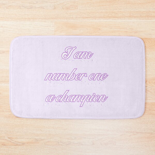 Item preview, I am number one  (lilac) designed and sold by DiscoBallDesigns.