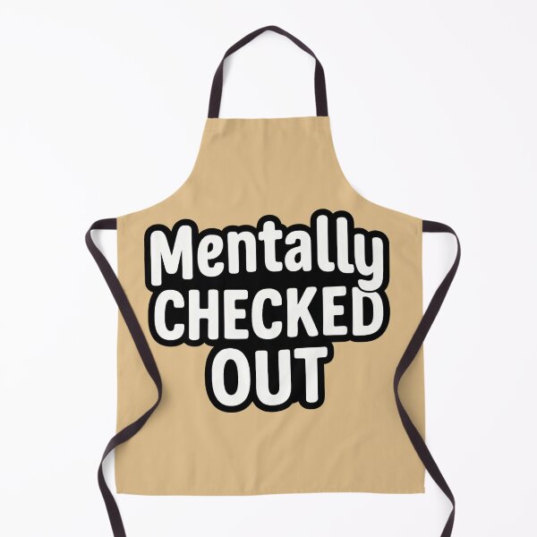 Item preview, Mentally Checked Out Bold Text designed and sold by ArtComixHaven.